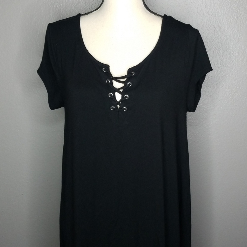 Black swing dress